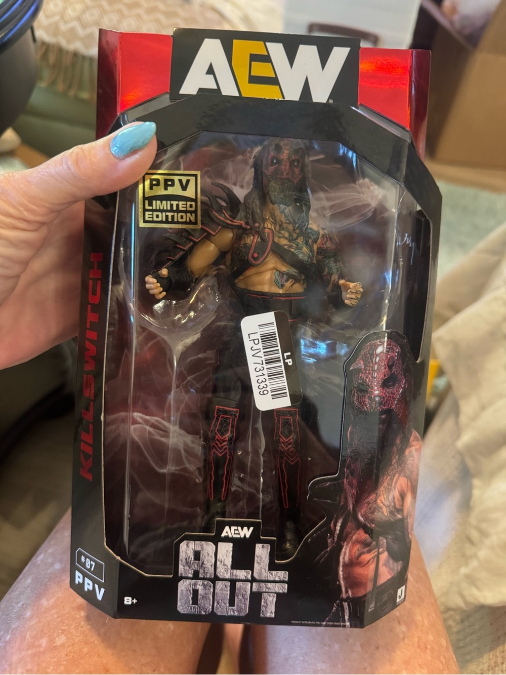 AEW All Out Killswitch Action Figure - Black & Red